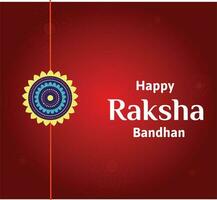 Lycklig Raksha bandhan indisk hindu festival firande vektor design