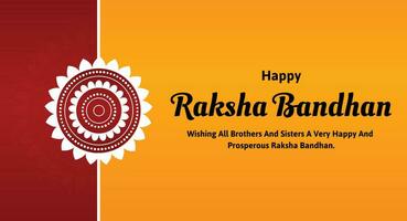 Lycklig Raksha bandhan indisk hindu festival firande vektor design