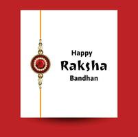 Lycklig Raksha bandhan indisk hindu festival firande vektor design