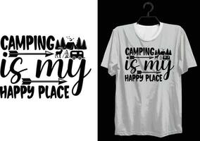 camping t-shirt design. rolig gåva camping t-shirt design för läger älskare. typografi, beställnings, vektor t-shirt design. värld Allt husbil t-shirt design för äventyr