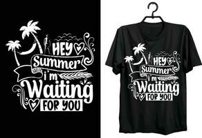 Sommer- T-Shirt Design. komisch Geschenk Sommer- Ferien T-Shirt Design. Brauch, Typografie und Vektor T-Shirt Design