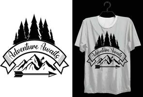 Camping T-Shirt Design. komisch Geschenk Camping T-Shirt Design zum Lager Liebhaber. Typografie, Brauch, Vektor T-Shirt Design. Welt alle Wohnmobil T-Shirt Design zum Abenteuer.