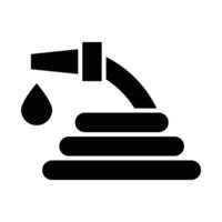 Wasser Schlauch Vektor Glyphe Symbol zum persönlich und kommerziell verwenden.