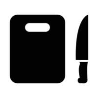 Schneiden Tafel Vektor Glyphe Symbol zum persönlich und kommerziell verwenden.