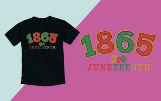 19. Juni 1865, freizügig 19. Juni seit 1865, 19. Juni Tag t Hemd vektor