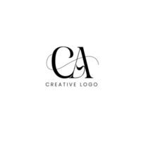 ca. Initiale Brief Logo Design vektor