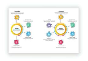 Geschäft Infografiken Vorlage Design mit Vektor