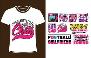 fotboll Citat t-shirt design grafisk vektor