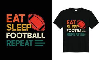 rolig amerikan fotboll älskare retro årgång t-shirt design vektor