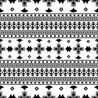 aztec stam- geometrisk vektor bakgrund i svart och vit färger. traditionell prydnad etnisk stil. sömlös rand mönster design för textil- och dekoration.