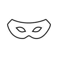 maskerad ikon vektor. mask illustration tecken. karneval symbol. karneval mask logotyp. vektor