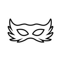Maskerade Symbol Vektor. Maske Illustration unterzeichnen. Karneval Symbol. Karneval Maske Logo. vektor