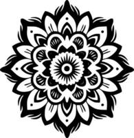 Mandala - - hoch Qualität Vektor Logo - - Vektor Illustration Ideal zum T-Shirt Grafik