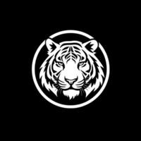 Tiger - - minimalistisch und eben Logo - - Vektor Illustration