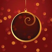 Frohe Weihnachten und ein glückliches Neues Jahr. Weihnachtshintergrund mit Weihnachtsstern, Schneeflocken, Stern- und Kugeldesign. vektor