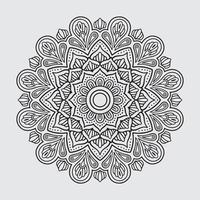 dekorative Mandala Design Vektor Pro Vektor