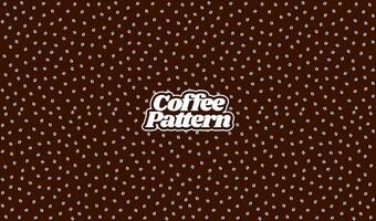 Kaffee Bohnen Muster. Hintergrund Kaffee Bohnen Muster. nahtlos Kaffee Bohne Muster zum Verpackung. Kaffee Bohnen Hintergrund. vektor