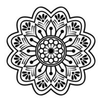 mandalas för avslappning och meditation vektor färg bok