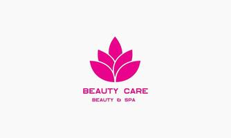 feminin Luxus Lotus Blume Logo Vorlage vektor