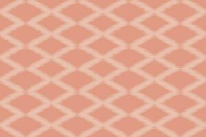 ethnisch Ikat Stoff Muster geometrisch Stil. Ikat Stickerei ethnisch orientalisch Muster Rose Gold Rosa Gold Hintergrund. abstrakt, Vektor, Illustration. Textur, Kleidung, Rahmen, Dekoration, Motiv Valentinstag. vektor