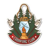 Campingclub Wald vektor