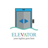 Aufzug und Aufzug Logo Design minimal Logo Vektor Vorlage