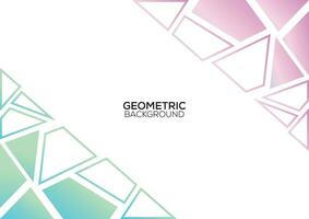 geometrisk bakgrund design abstrakt lutning Färg vektor