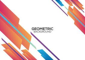 minimalistisch geometrisch modern kreativ Hintergrund vektor