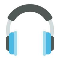 mobil grej hörlurar till vara Begagnade för kommunikation och lyssnande till audio vektor