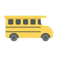 ein Straße Transport Bus, Schule oder Passagier Bus vektor