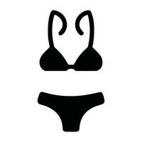 bikini ikon. enkel illustration av bikini vektor ikon