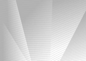 grau gebogen gebrochen geometrisch Linien Technik abstrakt Hintergrund vektor