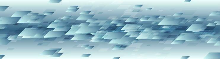 Blau Technologie geometrisch abstrakt Hintergrund vektor