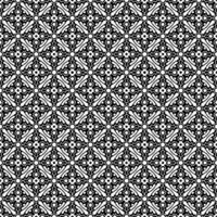 Schwarz-Weiß-nahtlose Mustertextur. Ziergrafik in Graustufen. Mosaik Ornamente. Mustervorlage. vektor