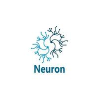 Neuron Logo und Symbol Vektor Vorlage