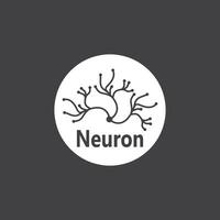 Neuron Logo und Symbol Vektor Vorlage
