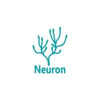 nervcell logotyp och symbol vektor mall