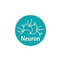 Neuron Logo und Symbol Vektor Vorlage