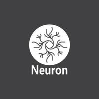 Neuron Logo und Symbol Vektor Vorlage