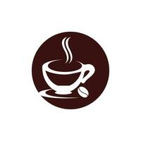 Kaffee Tasse Symbol und Symbol Vektor Vorlage Illustration