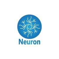 Neuron Logo und Symbol Vektor Vorlage