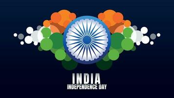 Lycklig oberoende dag Indien 15:e augusti. indisk monument och landmärke med bakgrund , affisch, kort, baner. vektor illustration design
