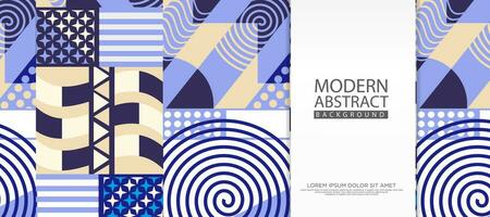modern abstrakt bakgrund med geometrisk konstverk design, enkel former och siffror. vektor illustration