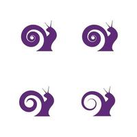 Schnecke Vektor Icon Design Illustration