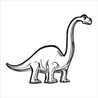 dinosaurie bild, dess bild så skön. vektor