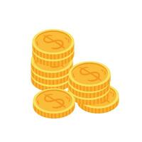 Vektor Geschäft Marketing Information mit Münzen