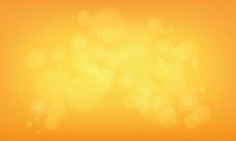 Vektor abstrakt Orange Hintergrund mit Licht Bokeh Vektor Illustration