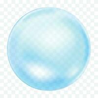Vektor transparent Blau Seife Luftblasen einstellen auf Plaid Hintergrund