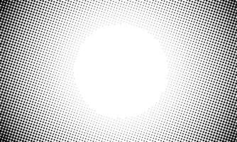 vektor vit bakgrund med svart runda halvton design