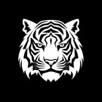 Tiger - - minimalistisch und eben Logo - - Vektor Illustration